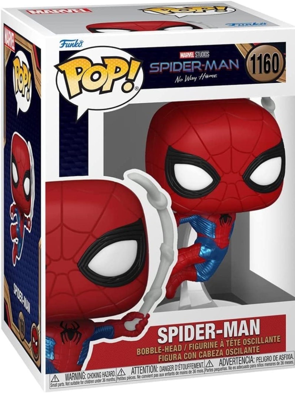 NEW Funko POP! Marvel Spider-Man No Way Home 1160 Bobble-Head Vinyl Figure BNIB